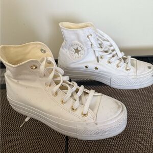 Converse Women's White High-Top Sneakers